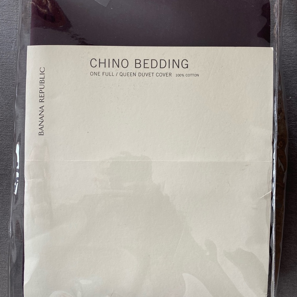 Banana Republic Cotton Chino Duvet Cover